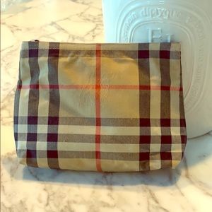 Burberry pouch/ makeup bag/ mini purse